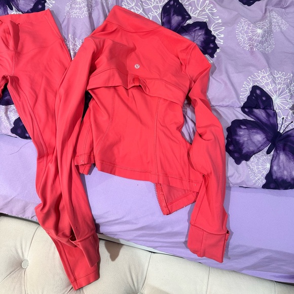 Lulelemon Define Cropped Jacket & Leggings (Align High Rise Pant 28”) - Picture 3 of 6